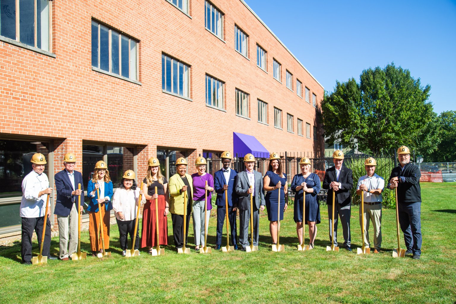 Goshen College breaks ground on historic Westlawn renovations Mennonite Education Agency